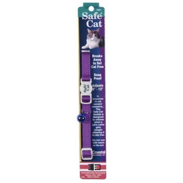 Regent Products Coastal Pet Products .38 in. Adjustable Safety Cat Collar - Purple CO55010